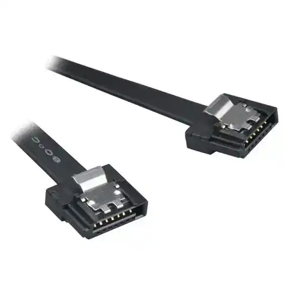 (image for) Akasa PROSLIM 50cm SATA 3 Flat Extension Cable - Black